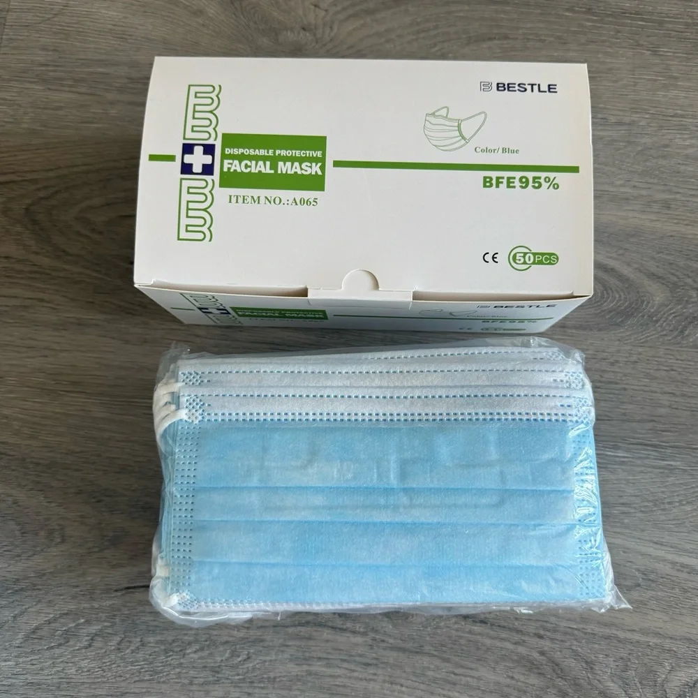 Disposable Protective Face Masks (50pcs)